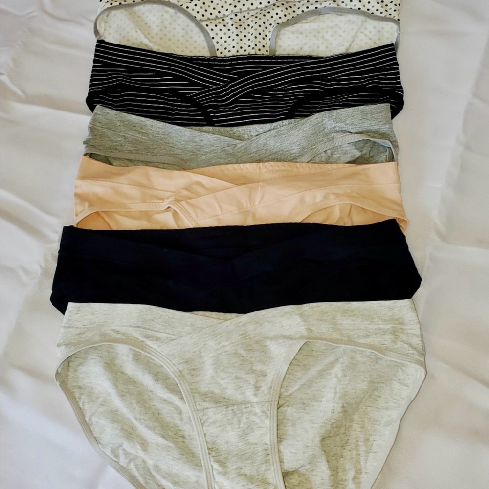 Set of 6 Women's Cotton Panties Multi-Pack - Small